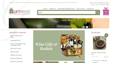 Desktop Screenshot of giftprose.com