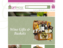 Tablet Screenshot of giftprose.com